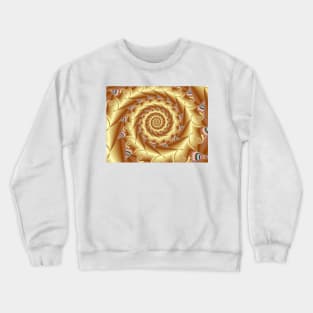 Golden Spiral Crewneck Sweatshirt